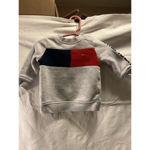 Tommy Hilfiger Gray Sweatshirt with logo |Size 3-6 Months|